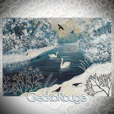 Snowy River by Jo Grundy Modern Cross Stitch Art Kit