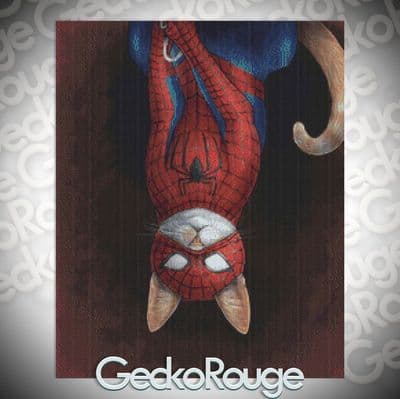 Spider Cat by J Parks Moden rCross Stitch Art Kit