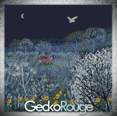 Spring Night by Jo Grundy Modern Cross Stitch Art Kit