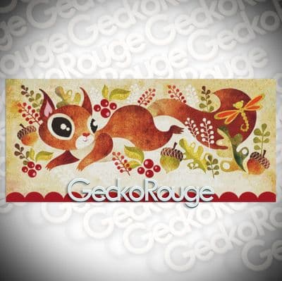 Squirrel by Sandra Vargas Modern Cross Stitch Art Kit