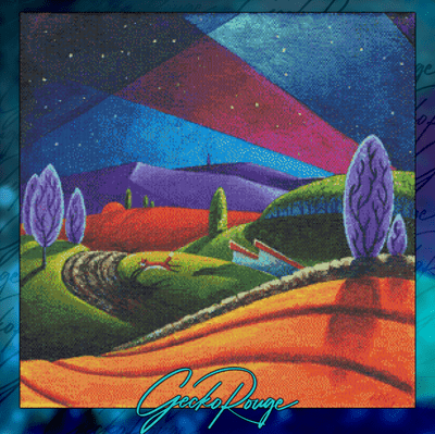 Starlight by Lesley D McKenzie Modern Cross Stitch Art Kit