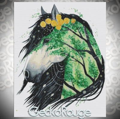 Summer (Horse) by Scandy Girl Modern Cross Stitch Art Kit