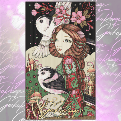 The Blossoming by Anita Inverarity Modern Cross Stitch Art Kit