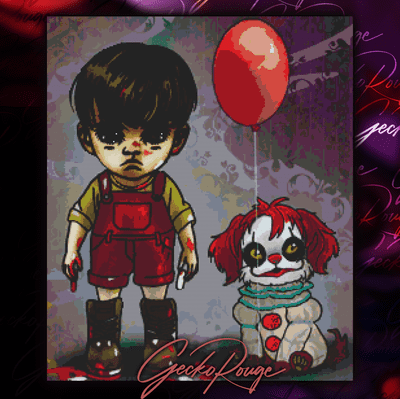 The Dog did IT by TerrorMango Modern Cross Stitch Art Kit (FREE NEEDLE MINDER)