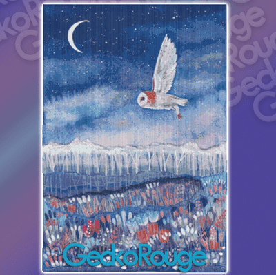 The Silent Sky by Kate Brazier Modern Cross Stitch Art Kit