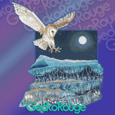 The Watchful Sky  by Kate Brazier Modern Cross Stitch Art Kit