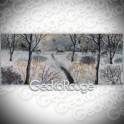 Through the Silence of Snow by Jo Grundy Modern Cross Stitch Art Kit