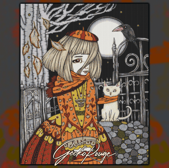 Tricksters by Anita Inverarity Modern Cross Stitch Art Kit  - SPECIAL EDITION