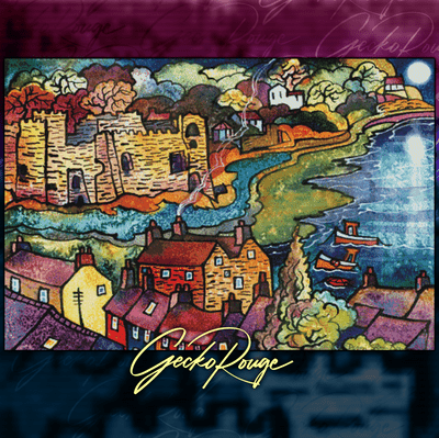 Under Milk Wood Laugharne by Dorian Spencer Davies Modern Cross Stitch Art Kit