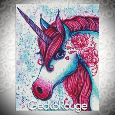 Unicorn by Carissa Rose Modern Cross Stitch Art Kit