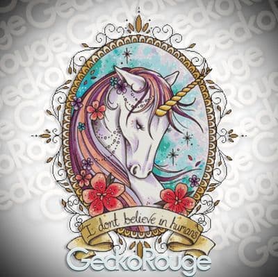 Unicorn by Lorna Laine Modern Cross Stitch Art Kit