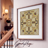 Vega Caramel Cross Stitch Art Tile Kit