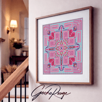 Vega Dawn Cross Stitch Art Tile Kit