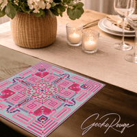 Vega Dawn Cross Stitch Art Tile Kit