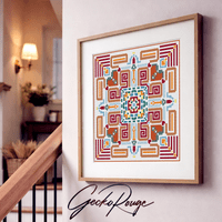 Vega Soleil Cross Stitch Art Tile Kit