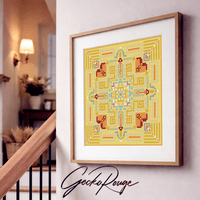 Vega Sunrise Cross Stitch Art Tile Kit