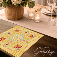 Vega Sunrise Cross Stitch Art Tile Kit
