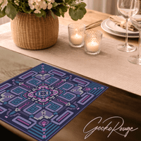 Vega Twilight Cross Stitch Art Tile Kit