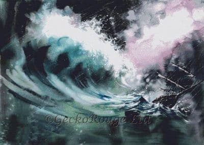 Voyage by Eruda Art- (Zazac Namoo) Modern Cross Stitch Art Kit