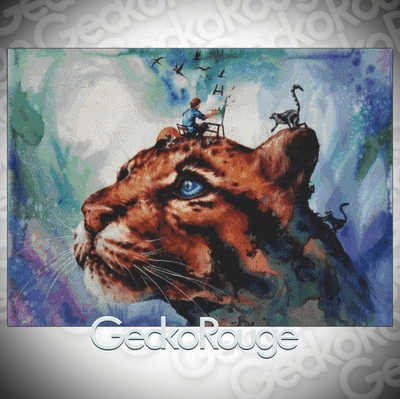 We Can Choose by Eruda Art (Zazac Namoo) Modern Cross Stitch Art Kit