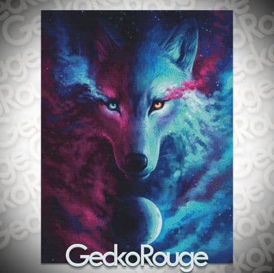 Where Light and Dark Meets by Jonas Joedicke Modern Cross Stitch Art Kit