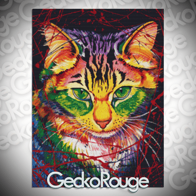 Wild Thing by Steven Schuman Modern Cross Stitch Art Kit