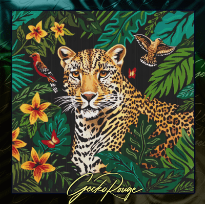 Wild Wonders Leopard by Sophie Kilpatrick Modern Cross Stitch Art Kit