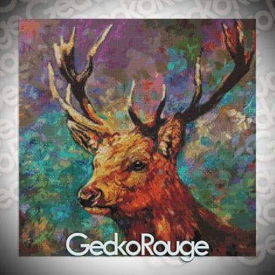 Woodland Muse. 2  by Sue Gardner Modern Cross Stitch Art Kit