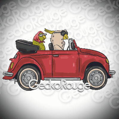 ZooZoomers Birds in Bug by TerrorMango - GeckoRouge Modern Cross Stitch Art Kit