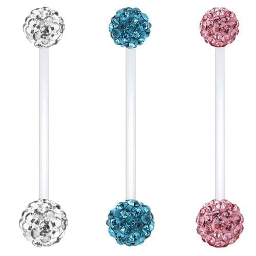 3 Pack of Belly Bar Pregnancy Retainers with Ferido Balls