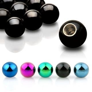 Anodised Titanium Replacement Spare Balls