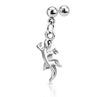 Lizard Dangle Cartilage Bar