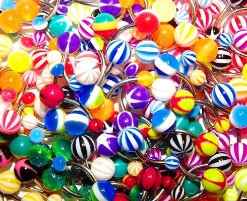 Mixed Packs of Multicoloured Belly Bars