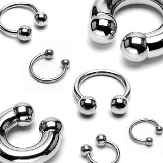 Plain Horseshoe Barbell Piercing