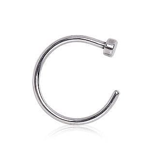 Plain Nose Ring Piercing Surgical Steel