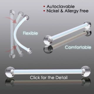 Pregnancy Belly Bar Retainer Flexible