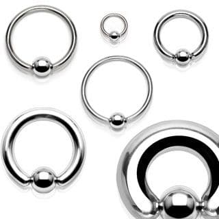 Surgical Steel Ball Closure Ring