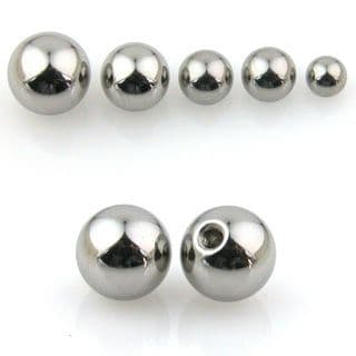 Threaded Surgical Steel Replacement / Spare Balls 1.2mm Thread