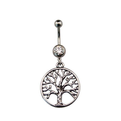 Tree of Life Dangle Belly Bar