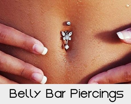Belly Bar Piercings