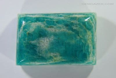Amazonite cabochon, Madagascar.  14.51 carats.