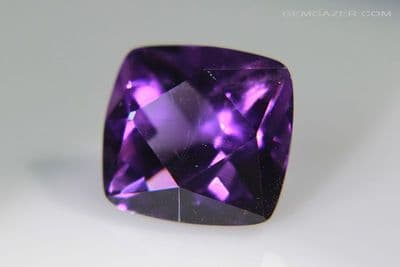 Amethyst, faceted, Rwanda. 12.42 carats. (Video)  ** SOLD **