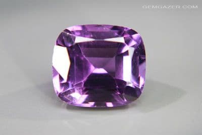 Amethyst, faceted, Rwanda. 14.79 carats. (Video)