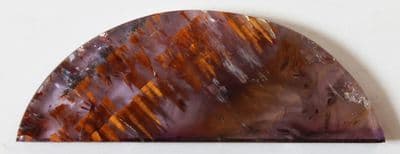 Amethyst with Goethite inclusions, cabochon, Brazil.  21.74 carats.