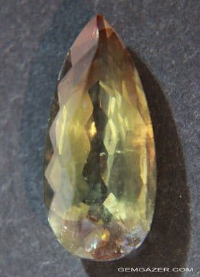 Andalusite, faceted, Brazil.  5.60 carats.
