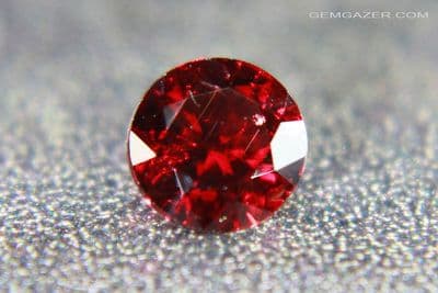 Ant Hill Garnet, faceted, USA. 0.65 carat.  ** SOLD **