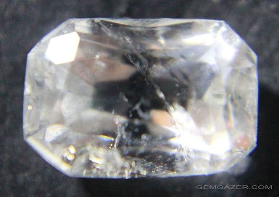 Apophyllite, faceted, India. 2.45 carats.