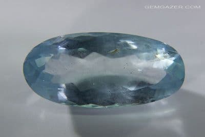 Aquamarine, faceted, Brazil. 14.20 carats