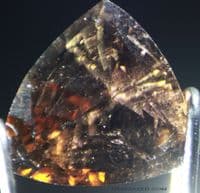 Axinite, faceted, Sri Lanka.  1.62 carats.