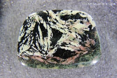 Bamboo Jasper cabochon, China. 106.12 carats.